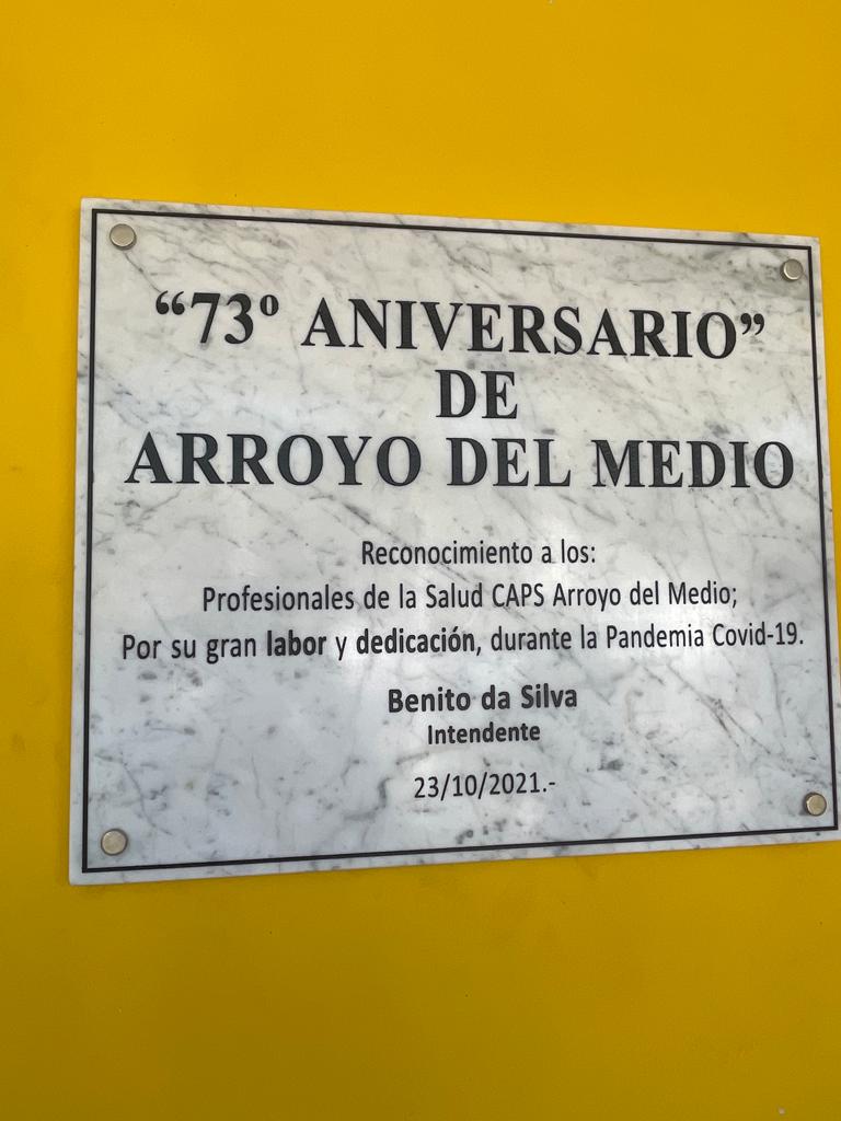 Arroyo del Medio compartió su alegría por haber cumplido 73 años.